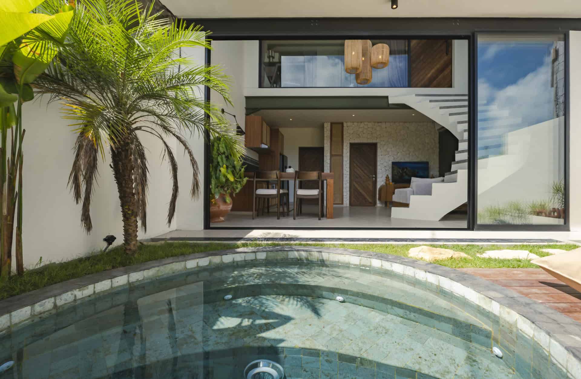 READY NOW 2 BEDROOM VILLA WITH OCEAN VIEW FOR SALE LEASEHOLD IN PECATU BE-1144 